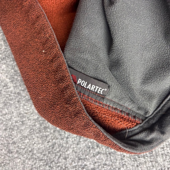 REI COOP Men’s Brown Full Zip Polartec Fleece Jacket size: Large - Picture 5 of 8